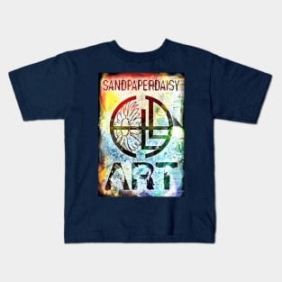 Sandpaperdaisy ART logo grunge skater graffiti Kids T-Shirt